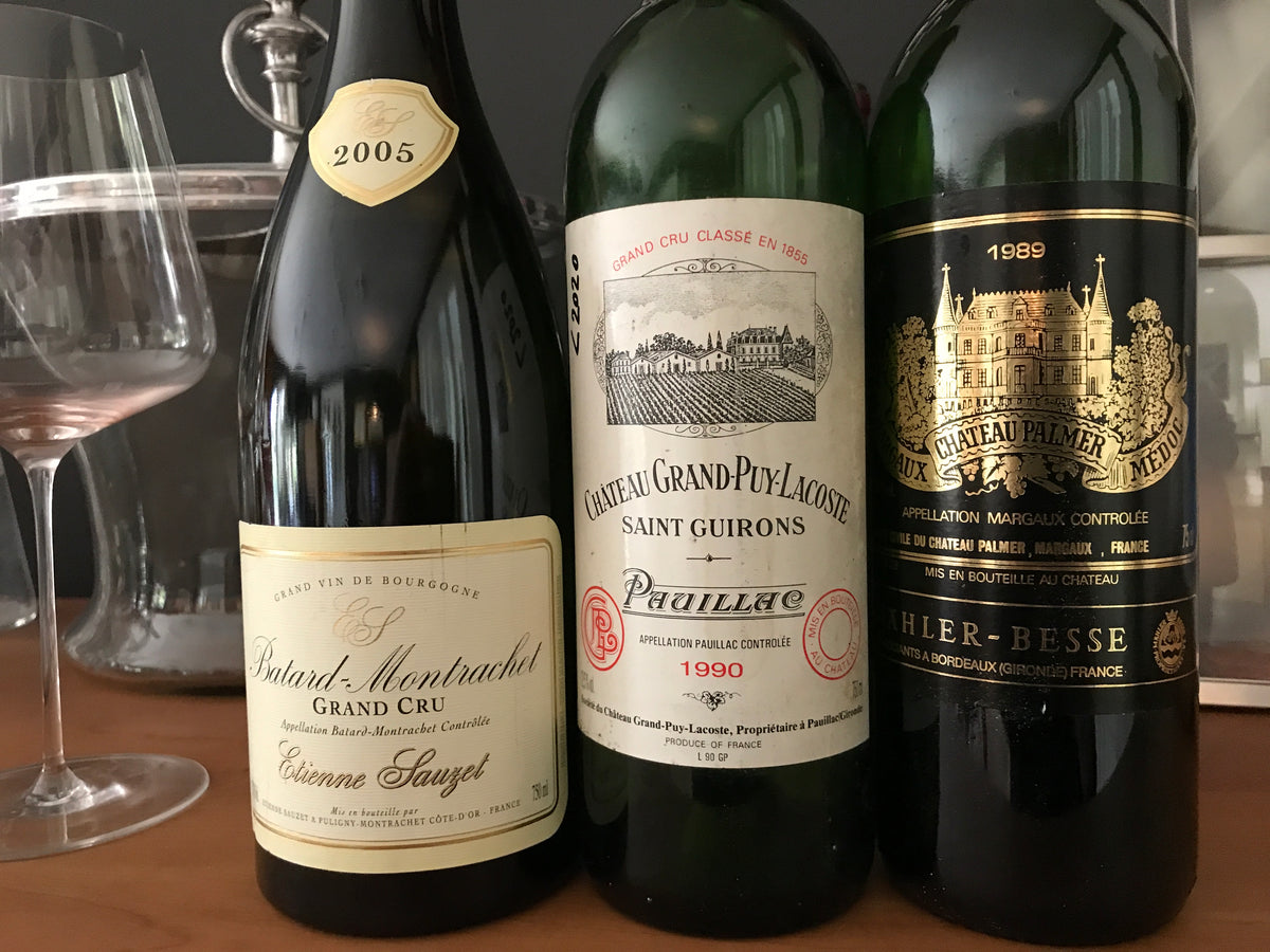 Chateau Grand Puy Lacoste 1990, Chateau Palmer 1989, how to make a weekend a party without going anywhere