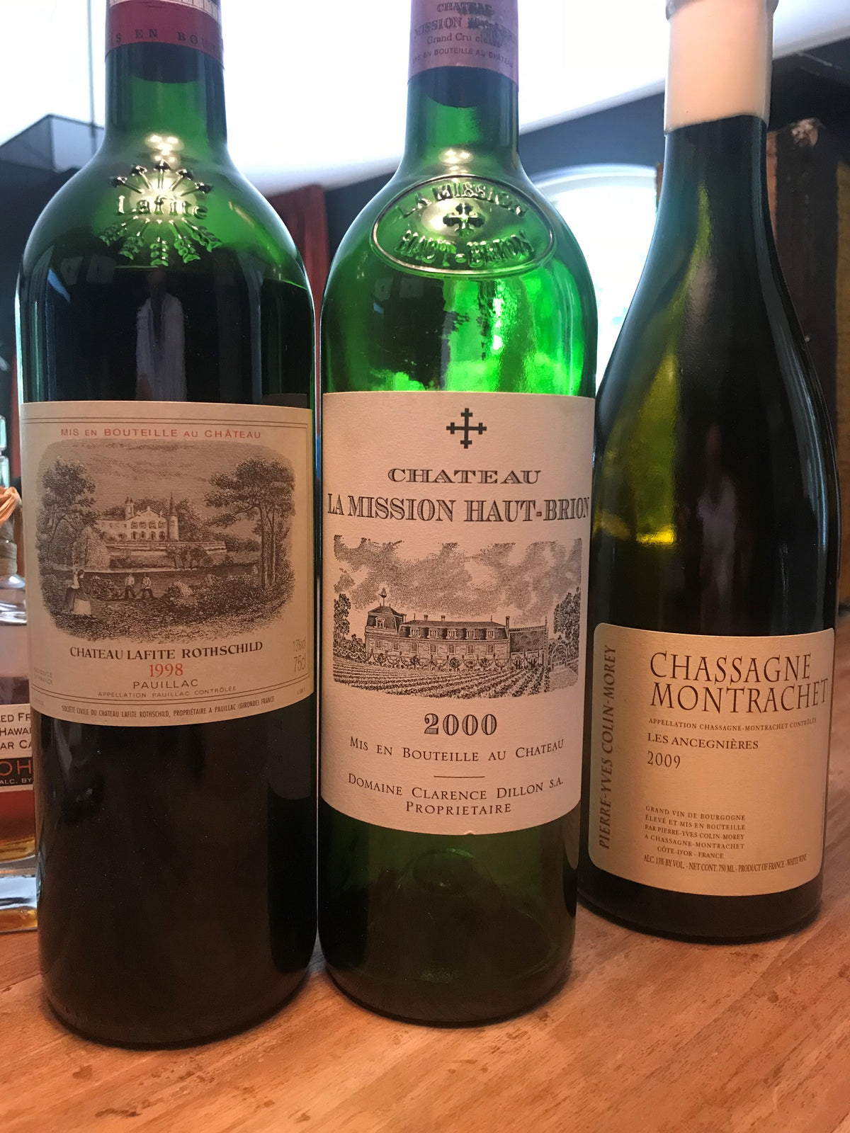Why not open a Lafite Rothschild 1998 after the stunning La Mission Haut Brion 2000?